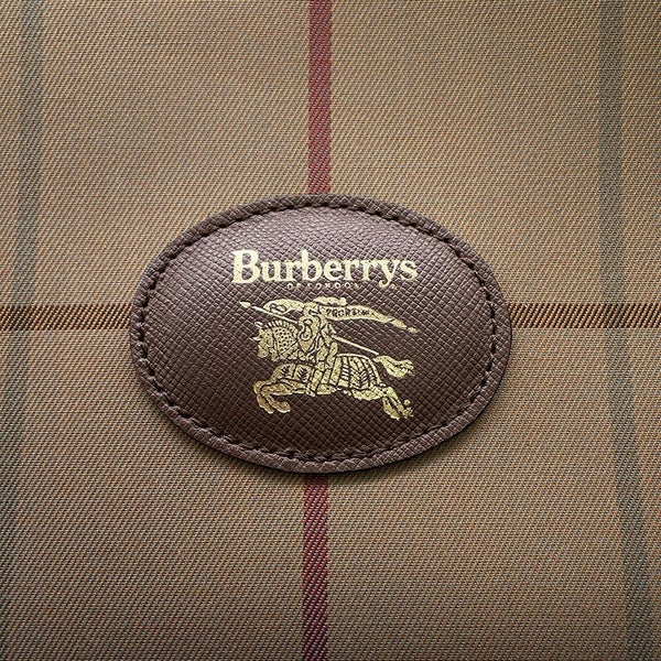 バーバリー ボストンバッグ チェック キャンバス BURBERRY バッグ