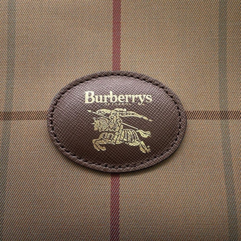 バーバリー ボストンバッグ チェック キャンバス BURBERRY バッグ