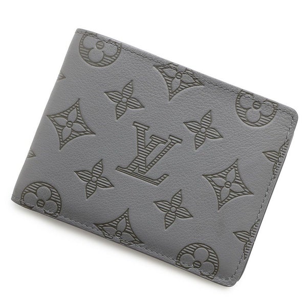 ルイヴィトン 二つ折り財布 モノグラム・シャドウ ポルトフォイユ・ミュルティプル M81383 LOUIS VUITTON