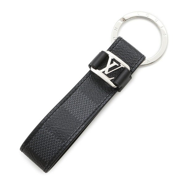 ルイヴィトン キーホルダー ダミエ・グラフィット LVドラゴンヌ M62706 LOUIS VUITTON 小物 チャーム ブラック 黒