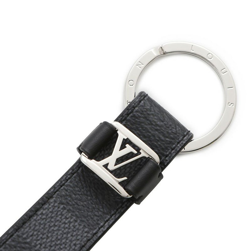 ルイヴィトン キーホルダー ダミエ・グラフィット LVドラゴンヌ M62706 LOUIS VUITTON 小物 チャーム ブラック 黒