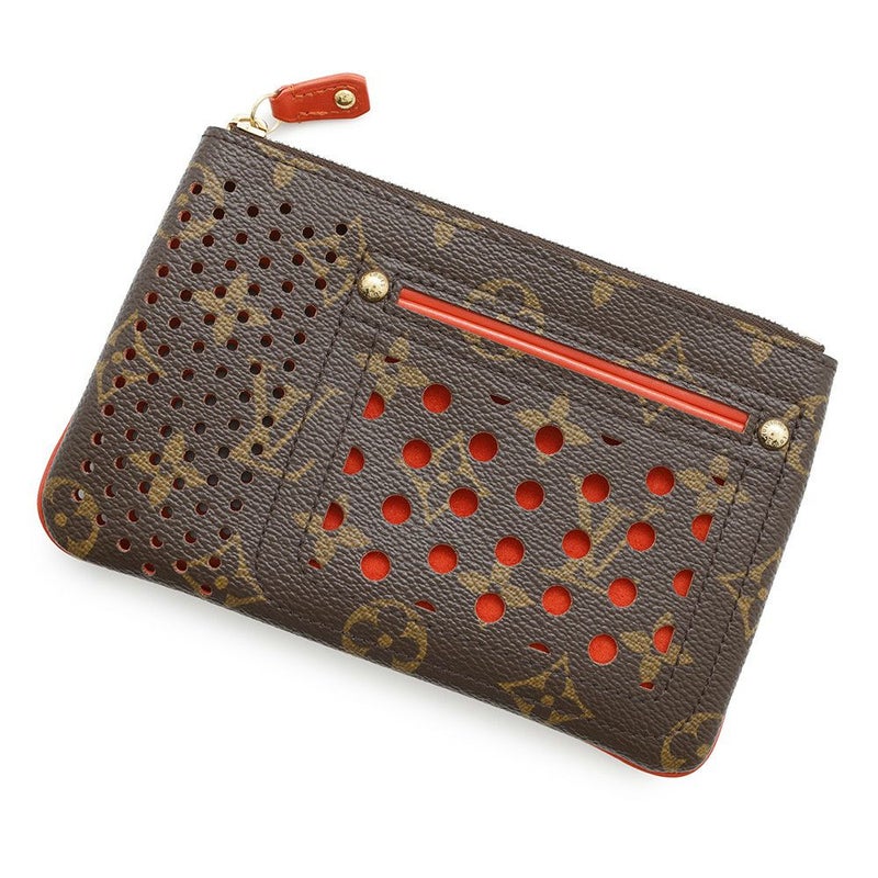 ルイヴィトン ポーチ モノグラム・ペルフォ ポシェット・プラット M95187 小物入れ アクセサリーポーチ