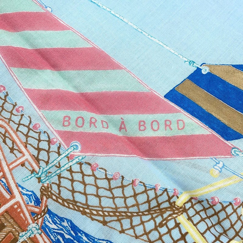 エルメス スカーフ カレ 80 ボード ア ボード Bord a Bord コットン HERMES