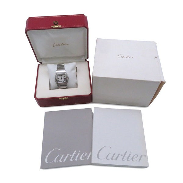 カルティエ サントスガルベ XL W20098D6 Cartier 腕時計 シルバー文字盤