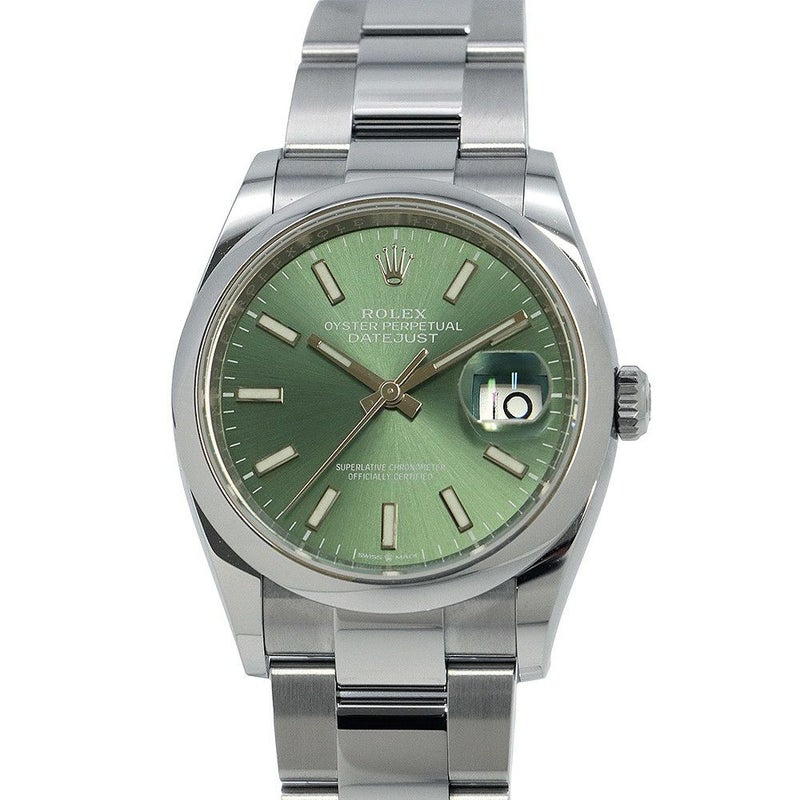 ロレックス デイトジャスト36 126200 ROLEX 腕時計 ミントグリーン文字盤