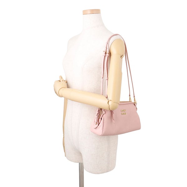 ミュウミュウ ショルダーバッグ パイソン/ナッパレザー 5ZH011 Miu Miu バッグ 2wayクラッチバッグ