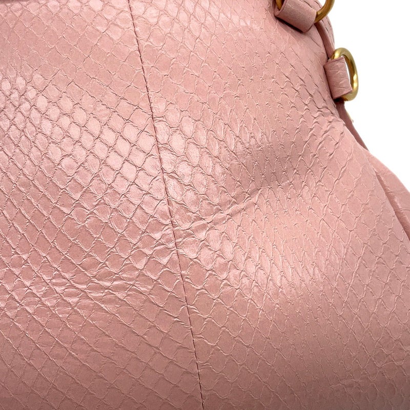 ミュウミュウ ショルダーバッグ パイソン/ナッパレザー 5ZH011 Miu Miu バッグ 2wayクラッチバッグ