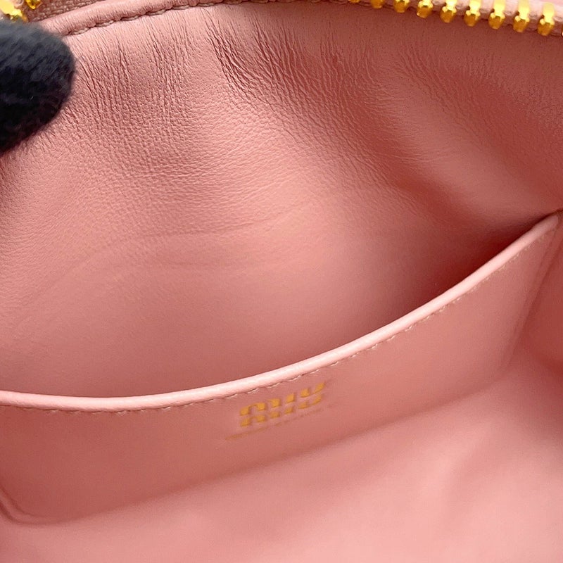 ミュウミュウ ショルダーバッグ パイソン/ナッパレザー 5ZH011 Miu Miu バッグ 2wayクラッチバッグ