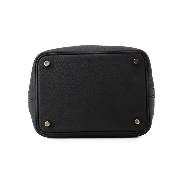 エルメス ハンドバッグ ピコタンロックPM ブラック/ゴールド金具 トリヨンクレマンス K刻印 HERMES 黒