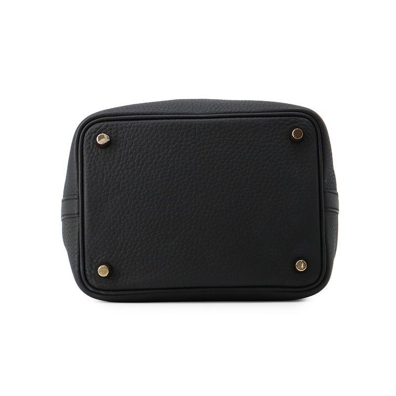 エルメス ハンドバッグ ピコタンロックPM ブラック/ゴールド金具 トリヨンクレマンス K刻印 HERMES 黒