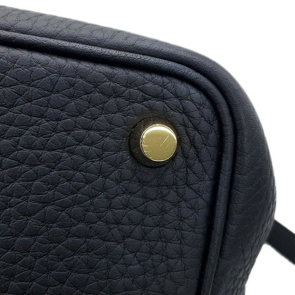 エルメス ハンドバッグ ピコタンロックPM ブラック/ゴールド金具 トリヨンクレマンス K刻印 HERMES 黒