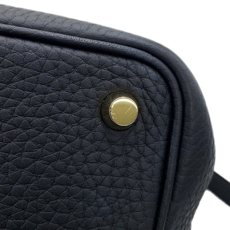 エルメス ハンドバッグ ピコタンロックPM ブラック/ゴールド金具 トリヨンクレマンス K刻印 HERMES 黒