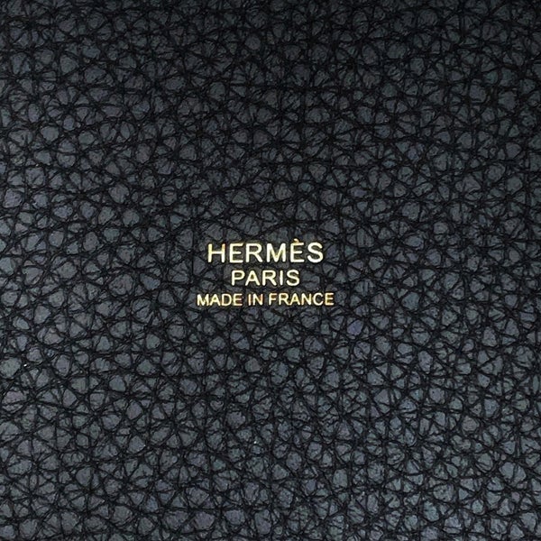 エルメス ハンドバッグ ピコタンロックPM ブラック/ゴールド金具 トリヨンクレマンス K刻印 HERMES 黒