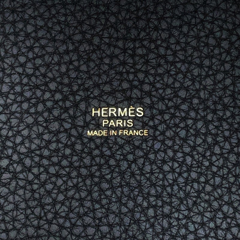 エルメス ハンドバッグ ピコタンロックPM ブラック/ゴールド金具 トリヨンクレマンス K刻印 HERMES 黒