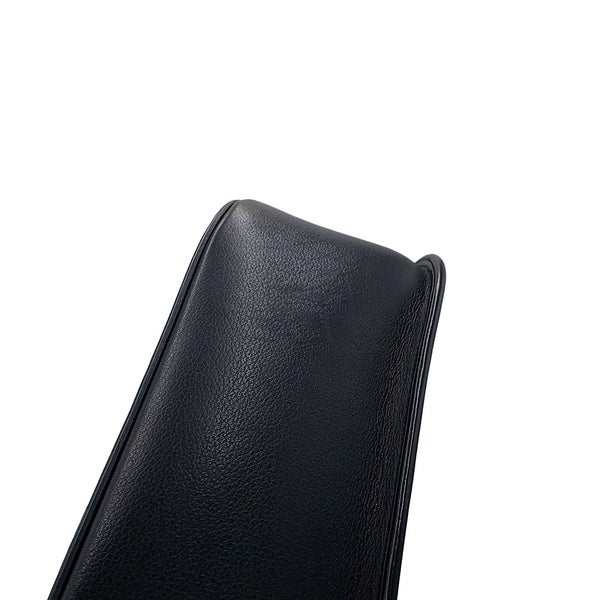 エルメス トートバッグ メッセンジャー アトラージュ ブラック/シルバー金具 エヴァーグレイン/キャンバス U刻印 HERMES 黒