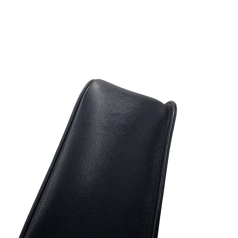 エルメス トートバッグ メッセンジャー アトラージュ ブラック/シルバー金具 エヴァーグレイン/キャンバス U刻印 HERMES 黒