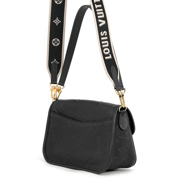 ルイヴィトン ショルダーバッグ モノグラム・アンプラント ディアヌ M46386 LOUIS VUITTON 2way 黒 ブラック
