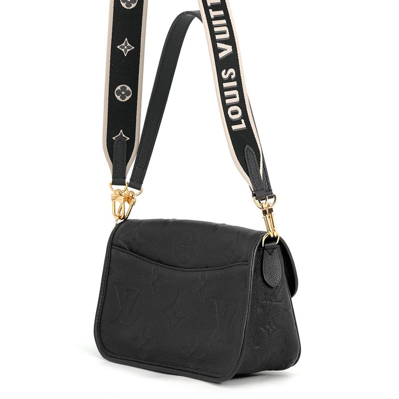 ルイヴィトン ショルダーバッグ モノグラム・アンプラント ディアヌ M46386 LOUIS VUITTON 2way 黒 ブラック