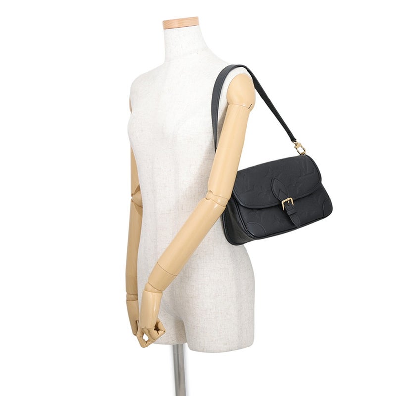 ルイヴィトン ショルダーバッグ モノグラム・アンプラント ディアヌ M46386 LOUIS VUITTON 2way 黒 ブラック