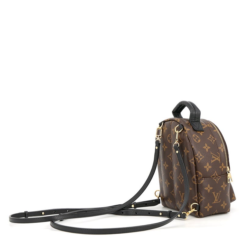 ルイヴィトン リュック モノグラム パームスプリングス バックパックMINI M44873 LOUIS VUITTON ヴィトン 黒