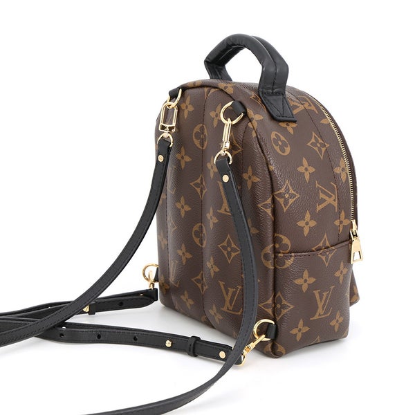 ルイヴィトン リュック モノグラム パームスプリングス バックパックMINI M44873 LOUIS VUITTON ヴィトン 黒