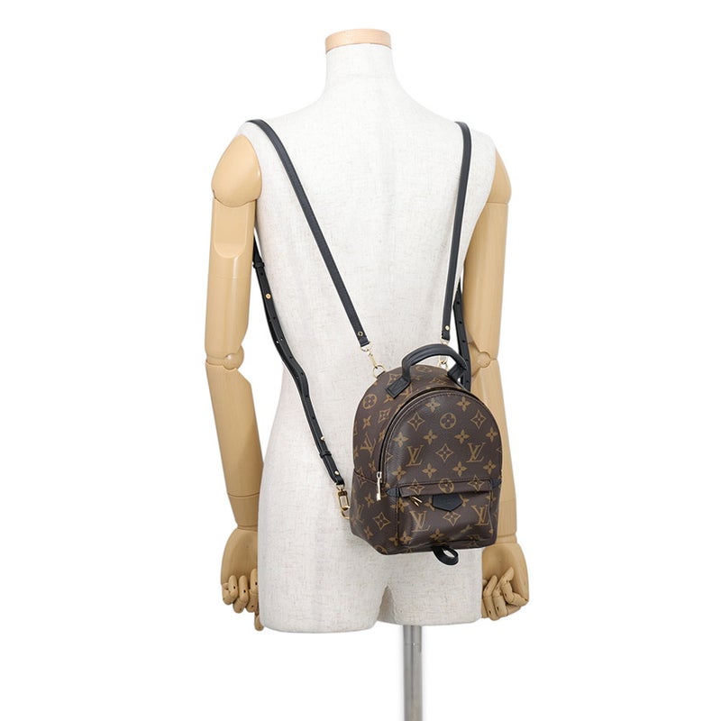 ルイヴィトン リュック モノグラム パームスプリングス バックパックMINI M44873 LOUIS VUITTON ヴィトン 黒