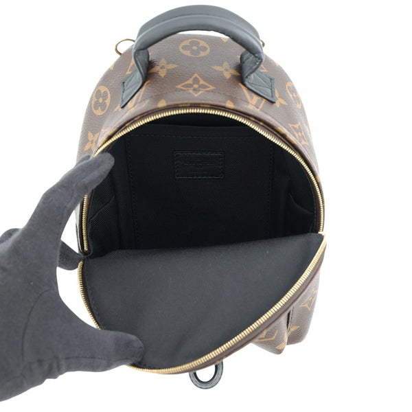 ルイヴィトン リュック モノグラム パームスプリングス バックパックMINI M44873 LOUIS VUITTON ヴィトン 黒