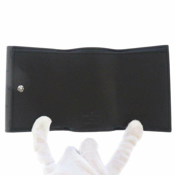 ルイヴィトン 三つ折り財布 モノグラム・エクリプス/モノグラム・エクリプスリバース ディスカバリー・コンパクト ウォレット M45417 黒