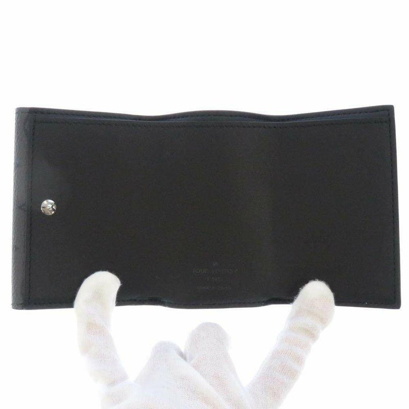 ルイヴィトン 三つ折り財布 モノグラム・エクリプス/モノグラム・エクリプスリバース ディスカバリー・コンパクト ウォレット M45417 黒