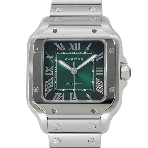 カルティエ サントス ドゥ カルティエ WSSA0061 Cartier 腕時計 グラデーショングリーン文字盤