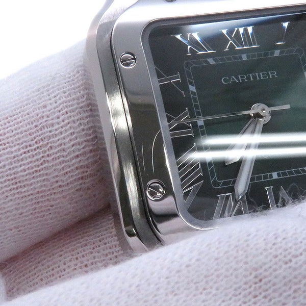 カルティエ サントス ドゥ カルティエ WSSA0061 Cartier 腕時計 グラデーショングリーン文字盤