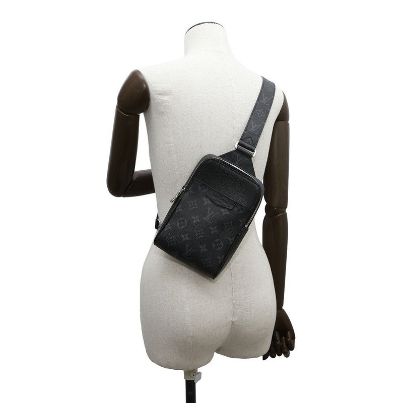 ルイヴィトン ボディバッグ モノグラム・エクリプス タイガ アウトドア・スリングバッグ M30741 ブラック 黒 タイガラマ