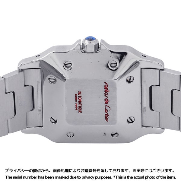 カルティエ サントス カレ LM 2961 Cartier 腕時計 白文字盤
