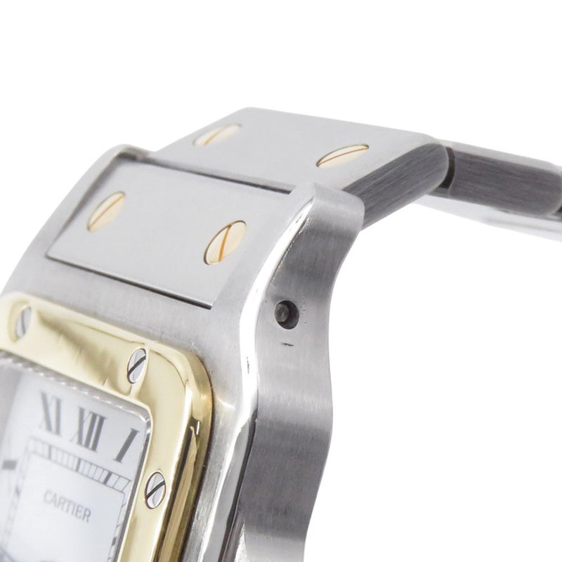 カルティエ サントス カレ LM 2961 Cartier 腕時計 白文字盤