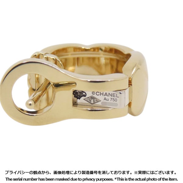 シャネル ピアス ココ クラッシュ コレクション イヤリング K18YGイエローゴールド J11134 CHANEL ジュエリー