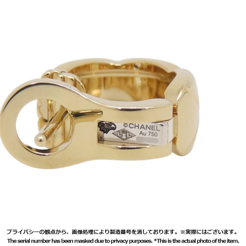 シャネル ピアス ココ クラッシュ コレクション イヤリング K18YGイエローゴールド J11134 CHANEL ジュエリー