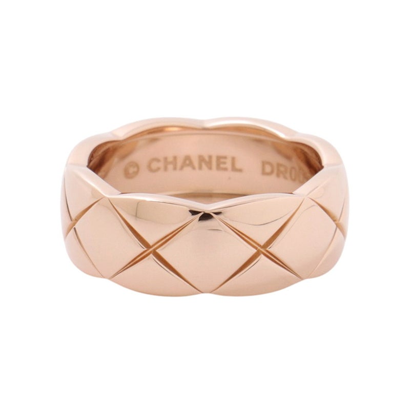 シャネル リング ココ クラッシュ コレクション ミディアム K18PGピンクゴールド リングサイズ47 J10817 CHANEL 指輪