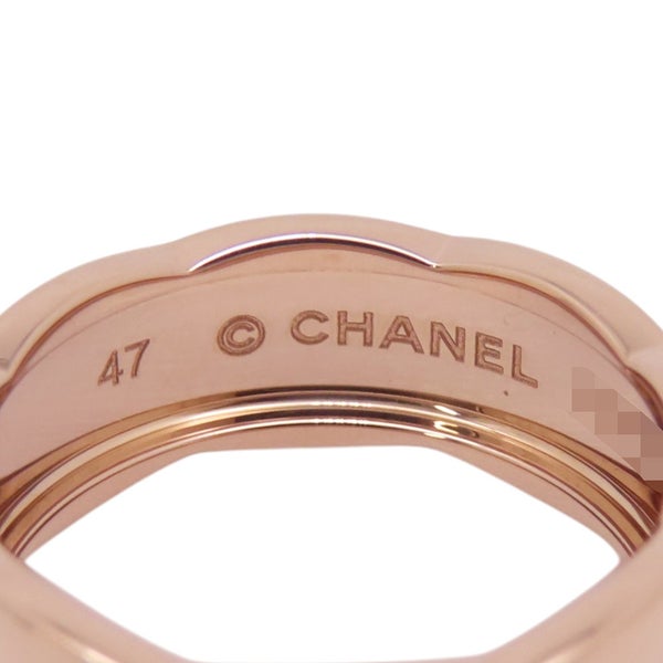 シャネル リング ココ クラッシュ コレクション ミディアム K18PGピンクゴールド リングサイズ47 J10817 CHANEL 指輪