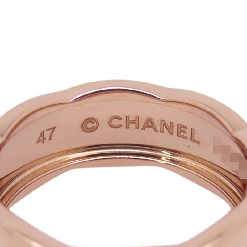 シャネル リング ココ クラッシュ コレクション ミディアム K18PGピンクゴールド リングサイズ47 J10817 CHANEL 指輪