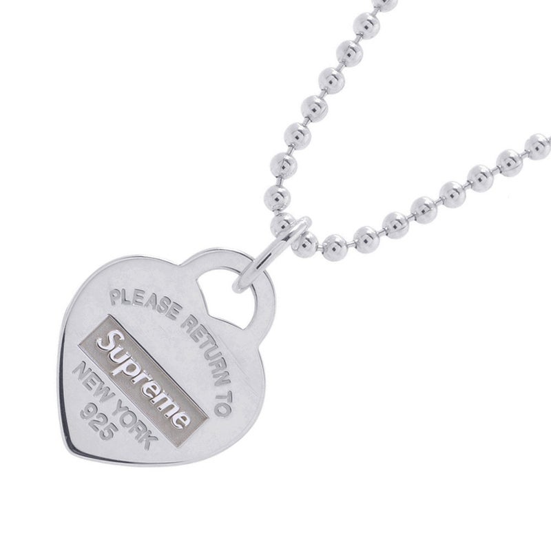 ティファニー ネックレス リターントゥ ティファニー ハート タグ ペンダント SV925シルバー Tiffany&Co. シュプリーム コラボ