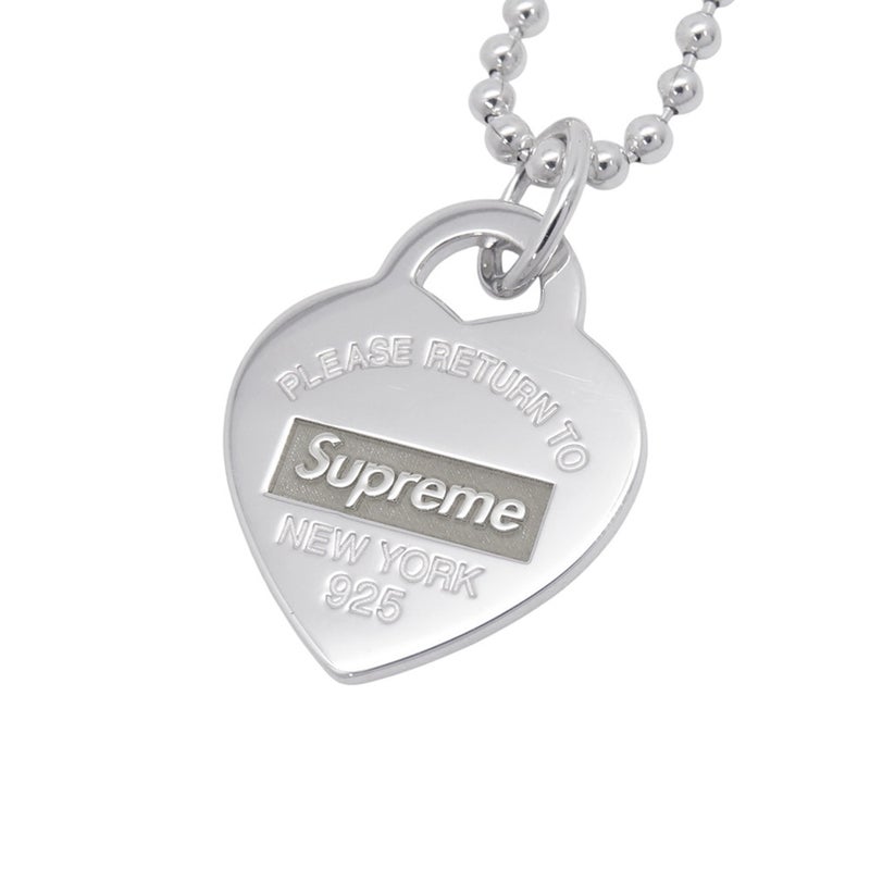 ティファニー ネックレス リターントゥ ティファニー ハート タグ ペンダント SV925シルバー Tiffany&Co. シュプリーム コラボ