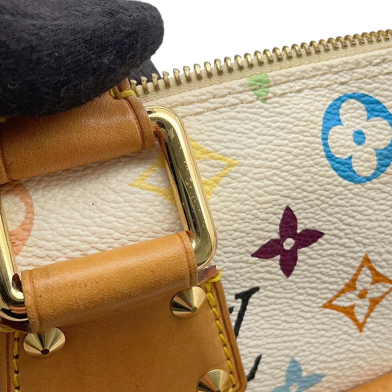 ルイヴィトン ハンドバッグ モノグラム・マルチカラー スピーディ30 M92643 LOUIS VUITTON ヴィトン バッグ 白