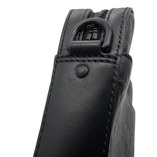 ルイヴィトン ショルダーバッグ モノグラム・シャドウ デュオ・メッセンジャー M69827 LOUIS VUITTON 黒 ブラック