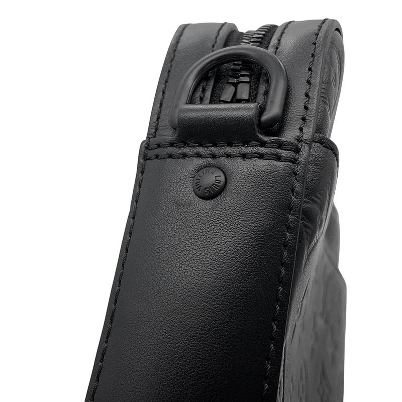 ルイヴィトン ショルダーバッグ モノグラム・シャドウ デュオ・メッセンジャー M69827 LOUIS VUITTON 黒 ブラック
