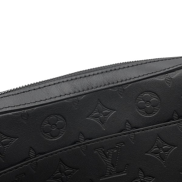 ルイヴィトン ショルダーバッグ モノグラム・シャドウ デュオ・メッセンジャー M69827 LOUIS VUITTON 黒 ブラック