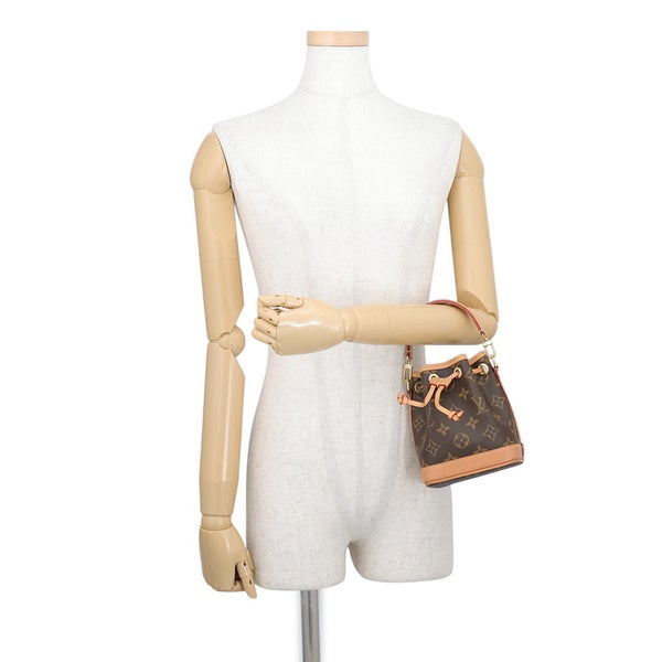 ルイヴィトン ハンドバッグ モノグラム ナノ・ノエ M81266 LOUIS VUITTON 2wayショルダーバッグ
