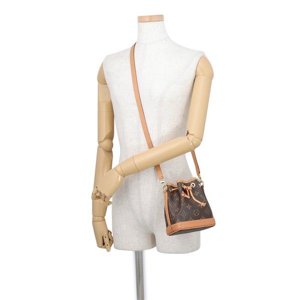 ルイヴィトン ハンドバッグ モノグラム ナノ・ノエ M81266 LOUIS VUITTON 2wayショルダーバッグ