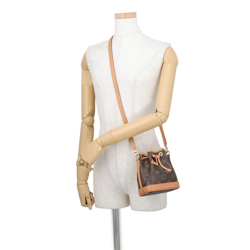 ルイヴィトン ハンドバッグ モノグラム ナノ・ノエ M81266 LOUIS VUITTON 2wayショルダーバッグ