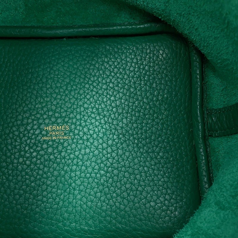 エルメス ピコタンロックPM ヴェールヴェルティゴ/ゴールド金具 トリヨンクレマンス A刻印 HERMES