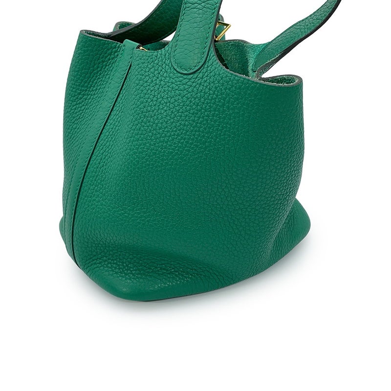 エルメス ピコタンロックPM ヴェールヴェルティゴ/ゴールド金具 トリヨンクレマンス A刻印 HERMES